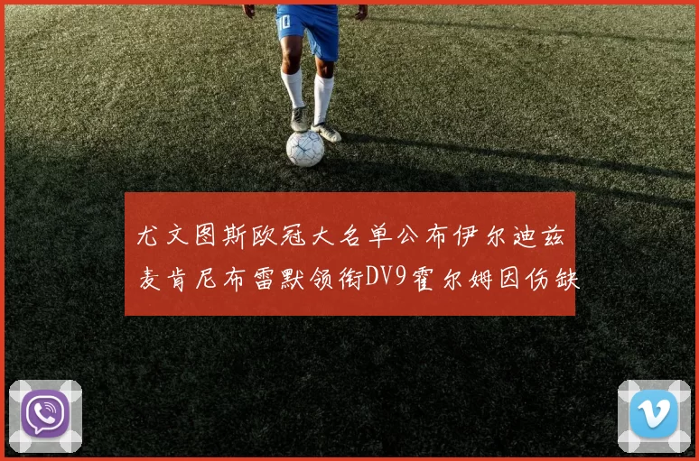 尤文图斯欧冠大名单公布伊尔迪兹麦肯尼布雷默领衔DV9霍尔姆因伤缺席